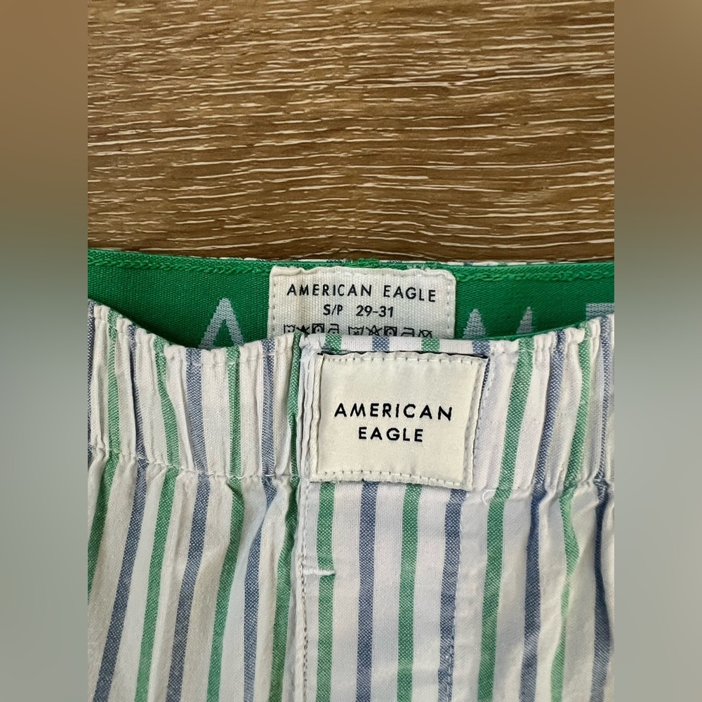 American Eagle Outfitters Striped Boxer Shorts with strawberry applique sz SP - Picture 3 of 4